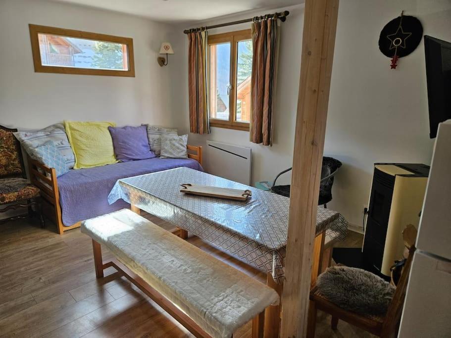 Chalet T3 Duplex Neuf Nevache Ngoại thất bức ảnh